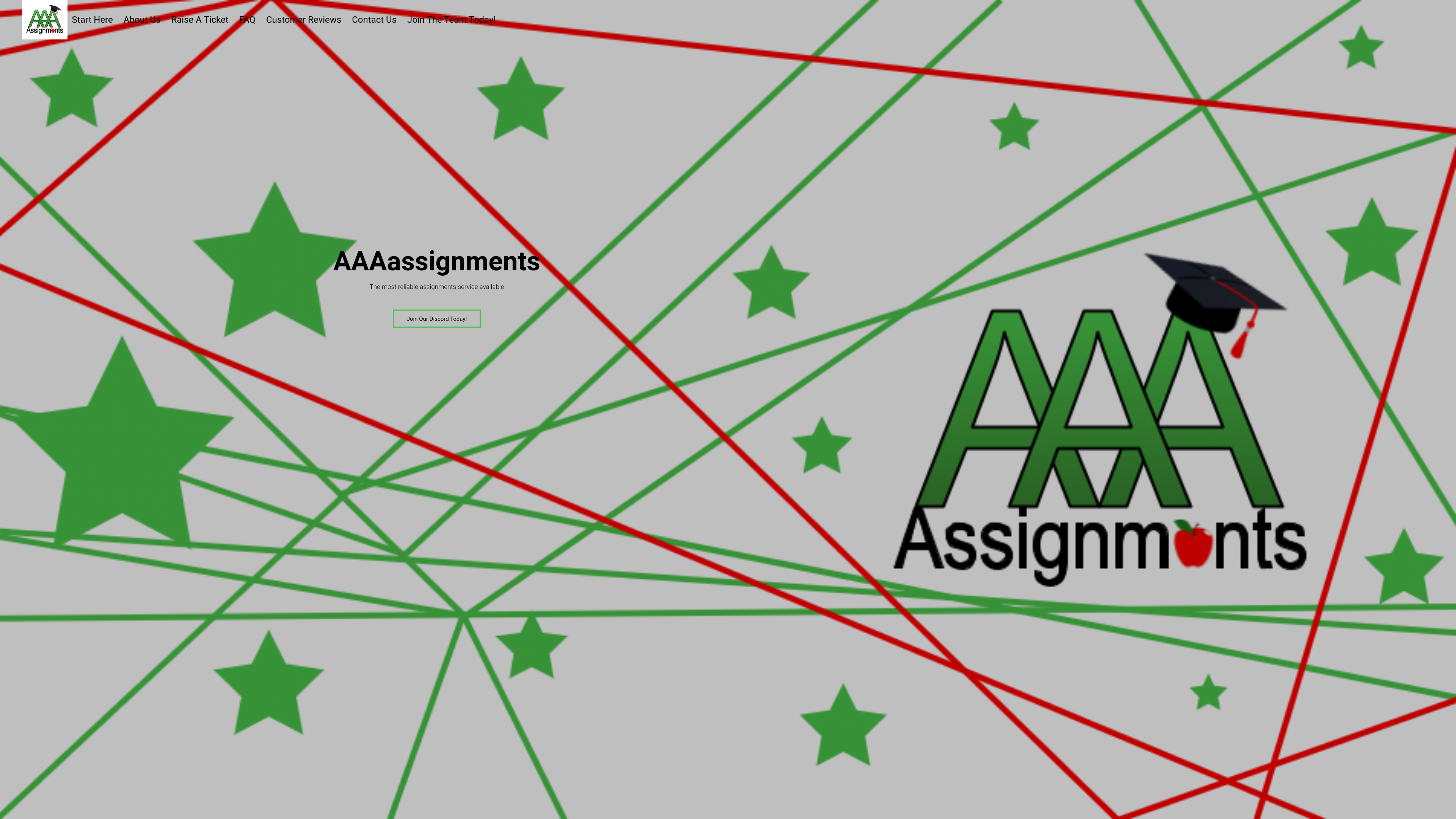 AAAassignments Home Screen